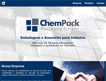 Tablet Screenshot of chempack.com.br